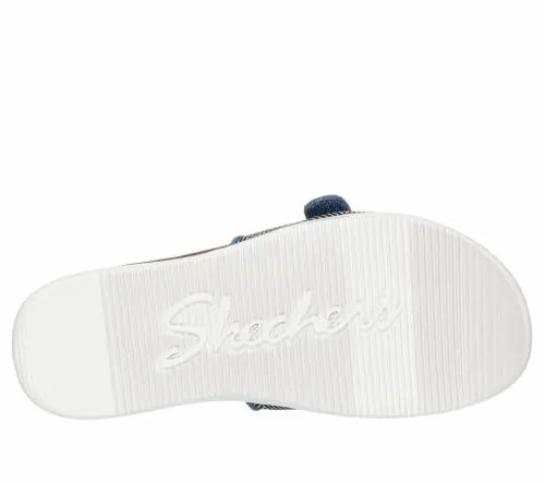 Relaxed Fit Lifted Comfort 8211 Restless Wave Navy Women SKECHERS Sandals