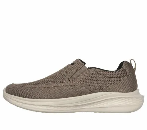 Relaxed Fit Slade 8211 Royce Taupe Men SKECHERS SlipOn