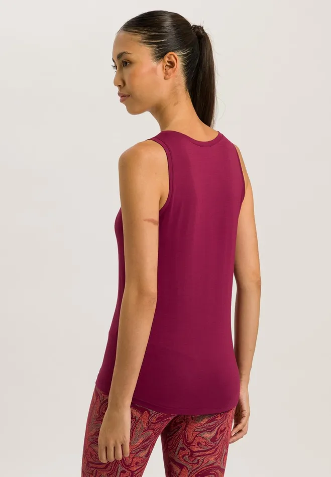 Relaxed Round Neck Tank Top Anemone Women HANRO Activewear