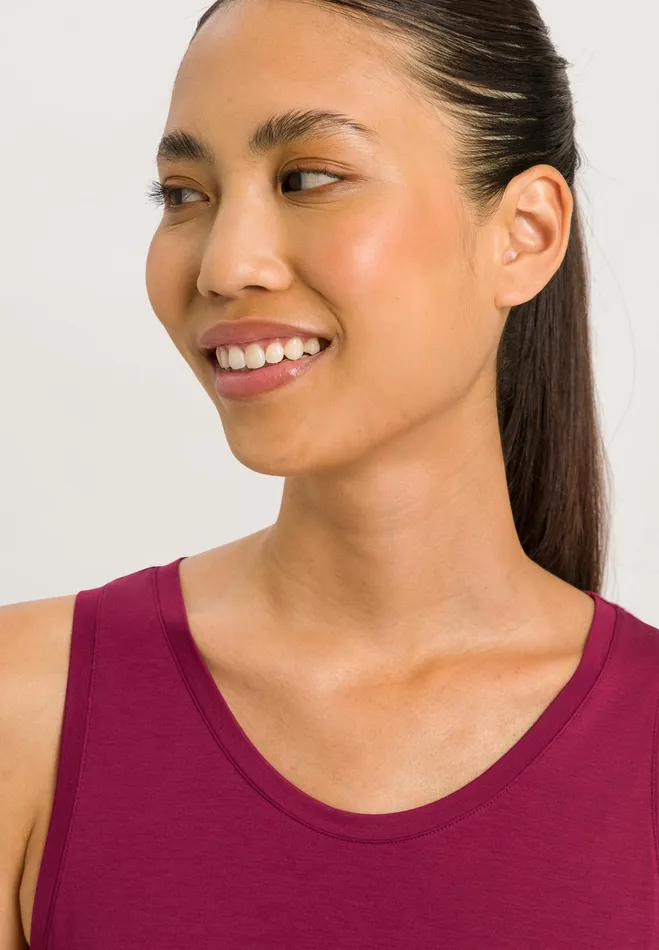Relaxed Round Neck Tank Top Anemone Women HANRO Activewear