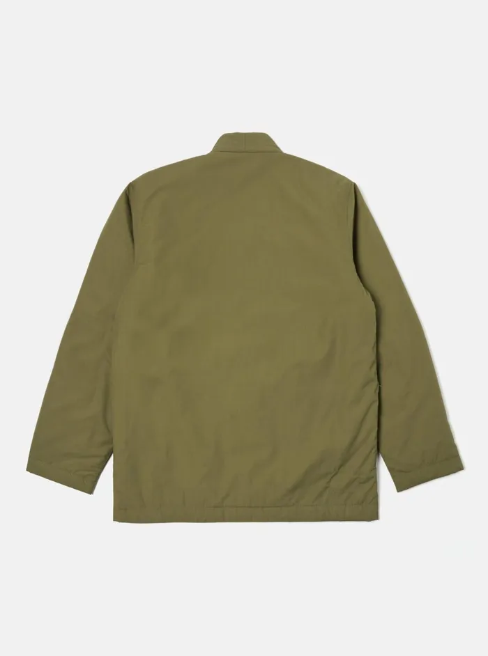 Reversible Kyoto Work Jacket In OliveNavy Recycled Po Men Universal Works Coats and Outerwear