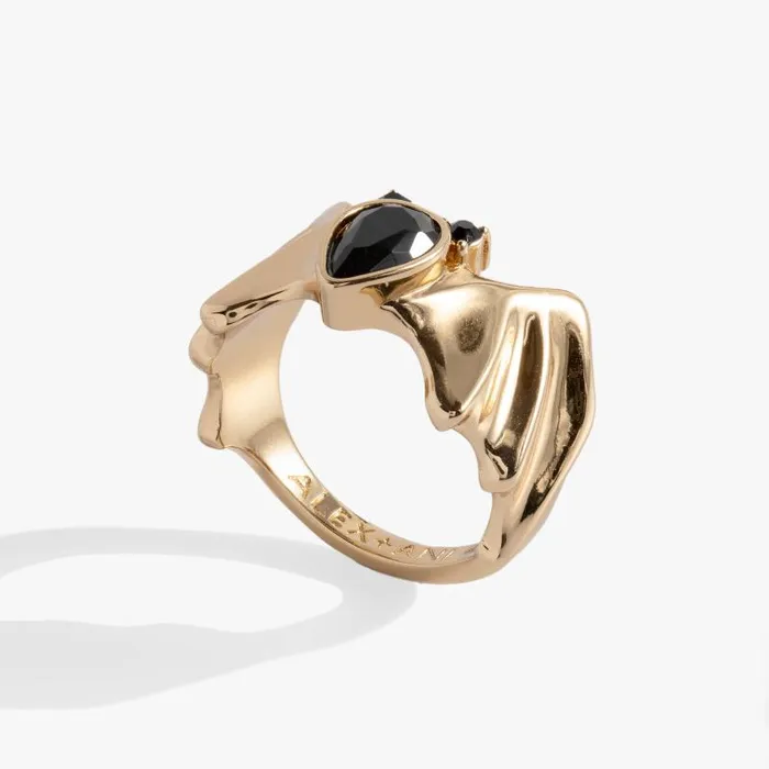 Rings Women Alex And Ani Bat Ring Gold