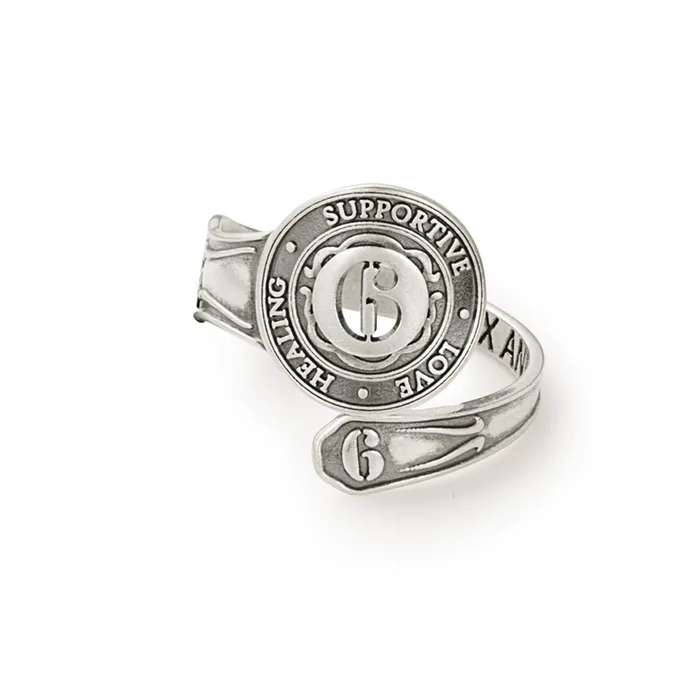 Rings Women Alex And Ani Number 6 Spoon Ring Sterling Silver