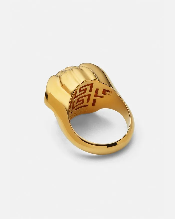 Rings WomenMen Versace La Medusa Ring Light Gold