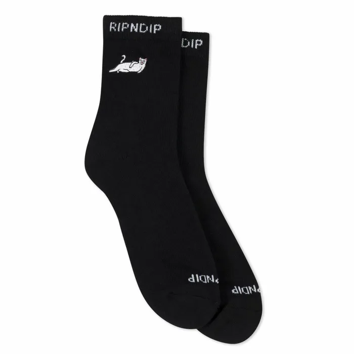 Ripndip Catstanza Mid Socks Black Shop Socks