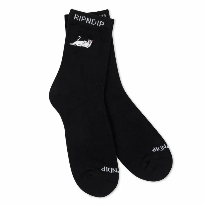 Ripndip Catstanza Mid Socks Black Shop Socks