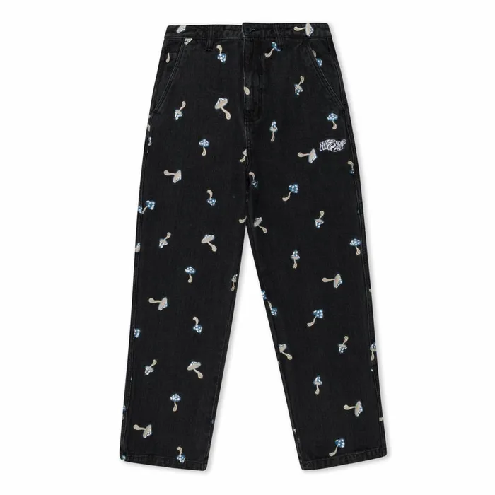 Ripndip Euphoria Wide Leg Denim Pants Black Wash Pants