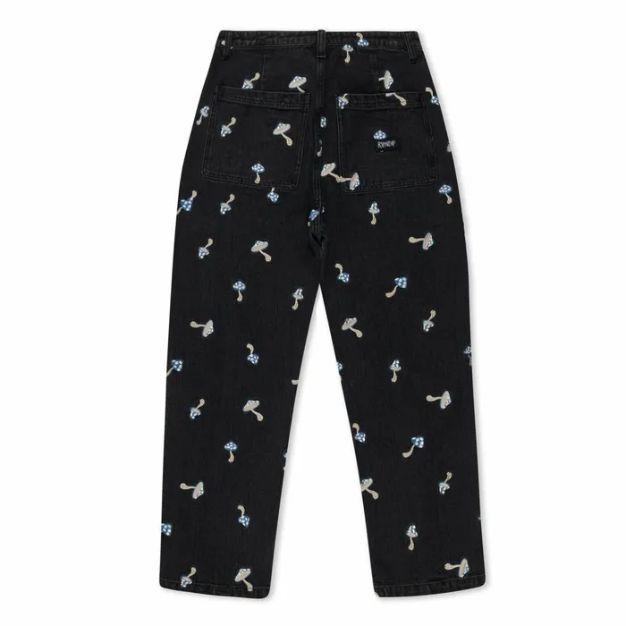Ripndip Euphoria Wide Leg Denim Pants Black Wash Pants