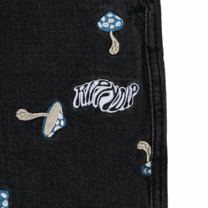 Ripndip Euphoria Wide Leg Denim Pants Black Wash Pants