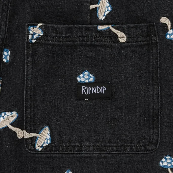 Ripndip Euphoria Wide Leg Denim Pants Black Wash Pants