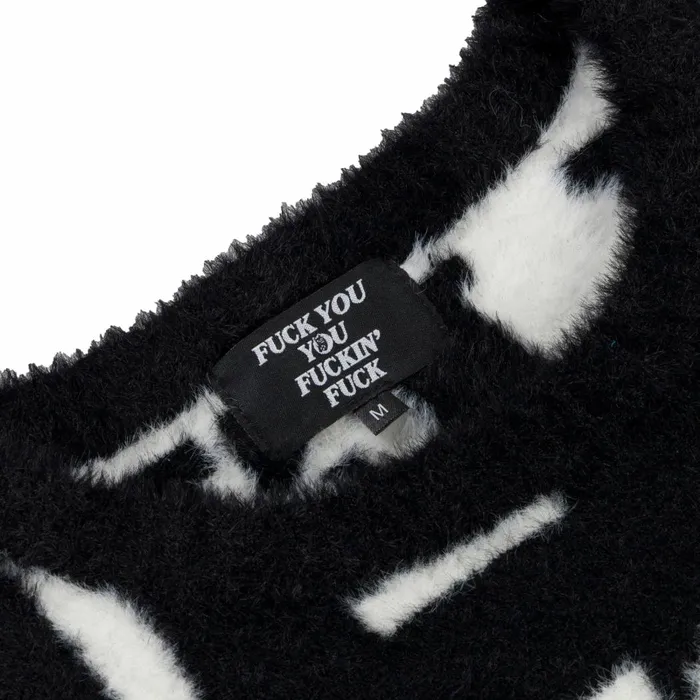 Ripndip Fuckin Fuck Mohair Sweater Black Knits Sweaters Ripndip Fuckin Fuck Mohair Sweater Black Knits Sweaters