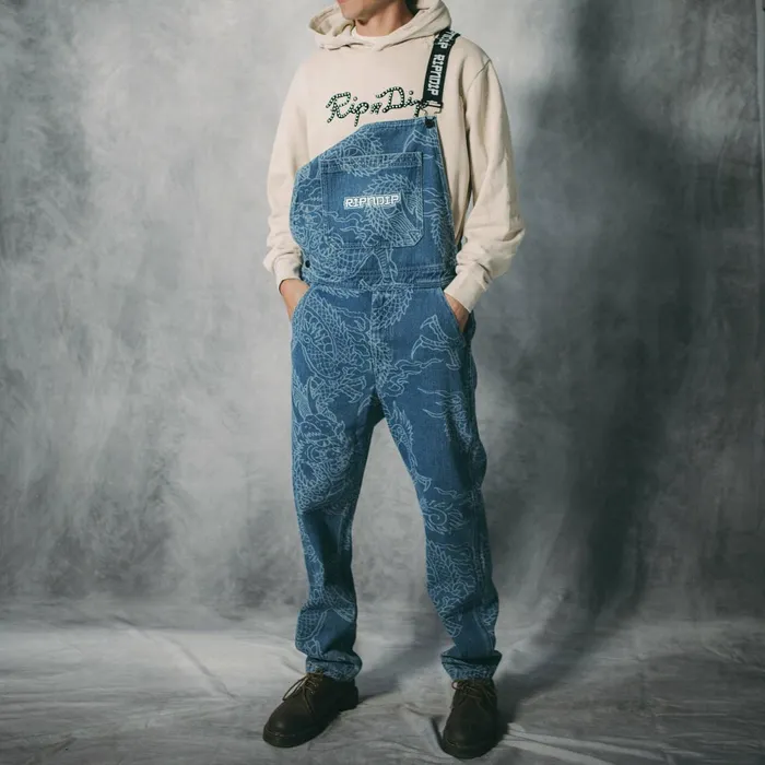 Ripndip Haku Denim Overalls Dark Wash Pants Ripndip Haku Denim Overalls Dark Wash Pants