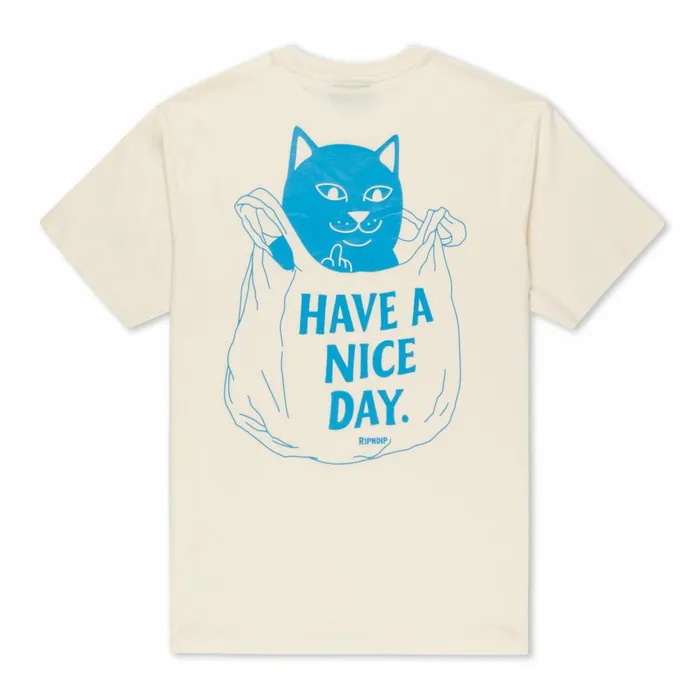 Ripndip In My Bag Tee Natural Short Sleeve Tees