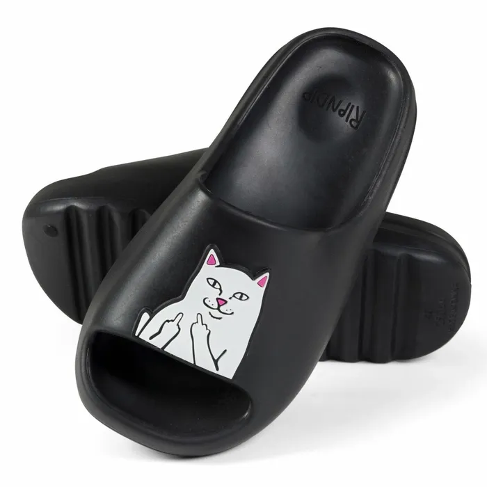 Ripndip Lord Nermal Cloud Slides Black Slides Slippers Ripndip Lord Nermal Cloud Slides Black Slides Slippers