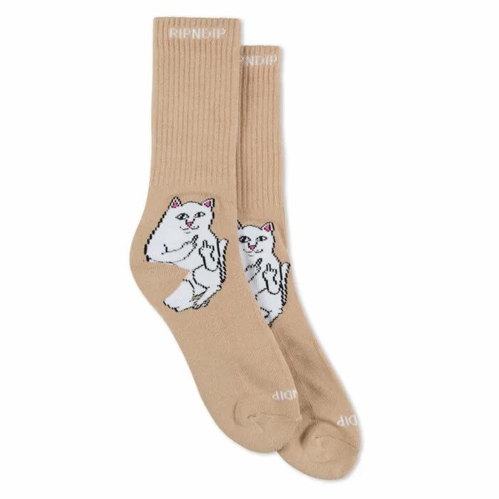 Ripndip Lord Nermal Socks Almond Shop Socks
