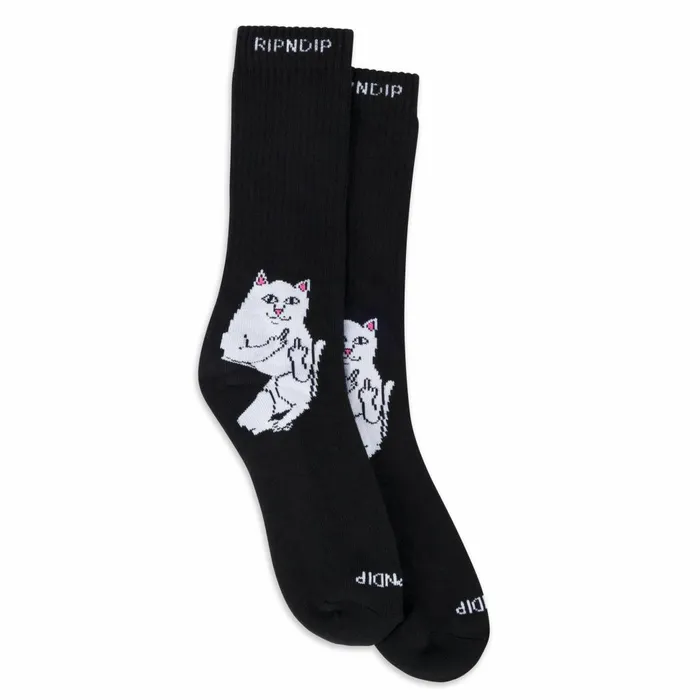 Ripndip Lord Nermal Socks Black Shop Socks
