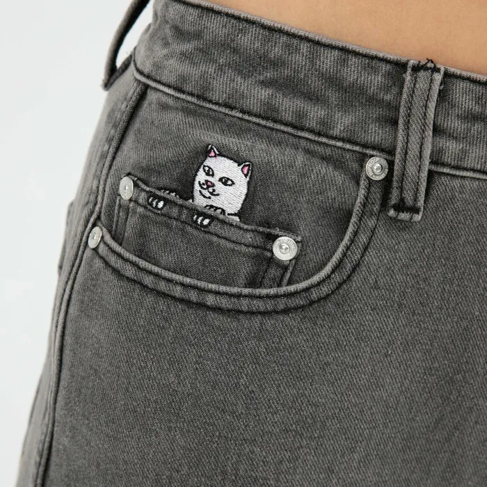 Ripndip Los Feliz Denim Pants Charcoal Stone Wash Pants