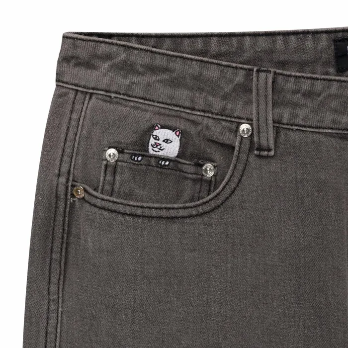 Ripndip Los Feliz Denim Pants Charcoal Stone Wash Pants