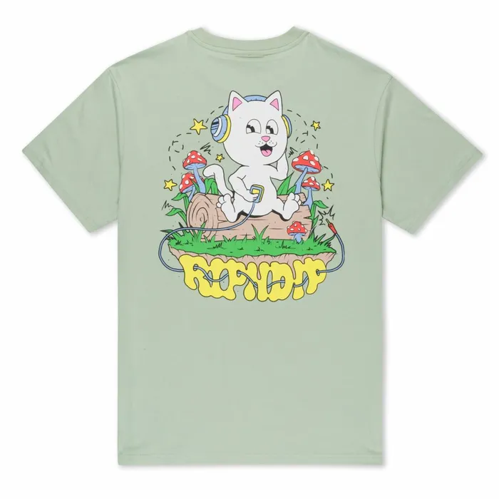 Ripndip Shroom Song Tee Sage Short Sleeve Tees