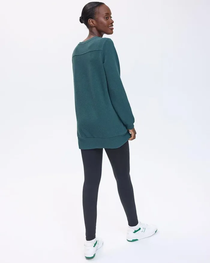 RWandCO Activewear LongSleeve CrewNeck OttomanKnit Tunic 8211 Hyba 124 Regular 124 Reitmans Outerlands Green 8211 Women RWandCO Activewear LongSleeve CrewNeck OttomanKnit Tunic 8211 Hyba 124 Regular 124 Reitmans Outerlands Green 8211 Women