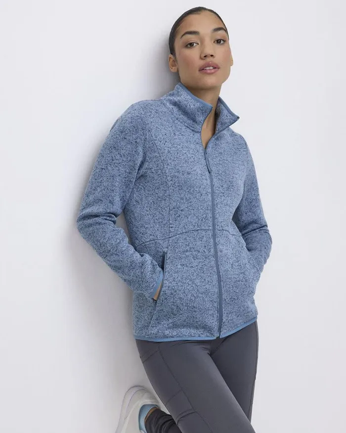RWandCO Activewear Warm Polar Fleece Jacket 8211 Hyba 124 Regular 124 Reitmans Ashley Blue 8211 Women RWandCO Activewear Warm Polar Fleece Jacket 8211 Hyba 124 Regular 124 Reitmans Ashley Blue 8211 Women