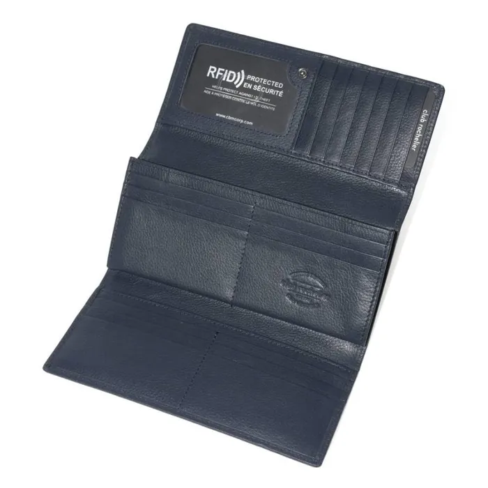 RWandCO Bags Club Rochelier Ladies039 Leather Clutch Wallet With Gusset Pocket Dark Blue 8211 Women RWandCO Bags Club Rochelier Ladies039 Leather Clutch Wallet With Gusset Pocket Dark Blue 8211 Women