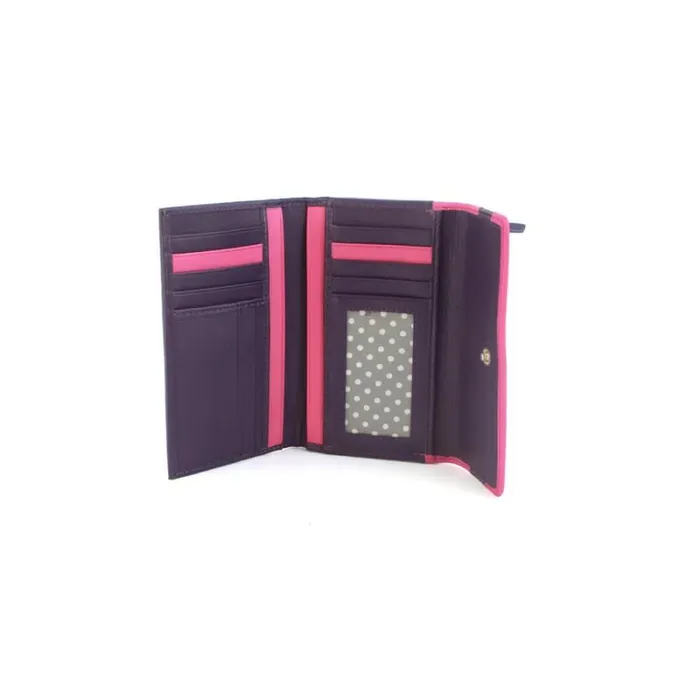 RWandCO Bags Eastern Counties Leather 8211 WomensLadies Madison Striped Leather Coin Purse Dark Purple 8211 Women RWandCO Bags Eastern Counties Leather 8211 WomensLadies Madison Striped Leather Coin Purse Dark Purple 8211 Women