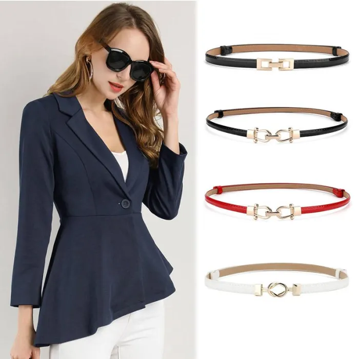 RWandCO Belts Allegra K Adjustable Thin High Waist Belt Square Buckle Blacksquare Buckle 8211 Women RWandCO Belts Allegra K Adjustable Thin High Waist Belt Square Buckle Blacksquare Buckle 8211 Women