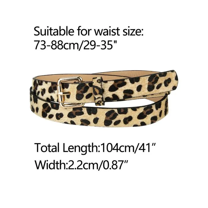 RWandCO Belts Allegra K Faux Leather Leopard Print Belt Camel 8211 Women RWandCO Belts Allegra K Faux Leather Leopard Print Belt Camel 8211 Women