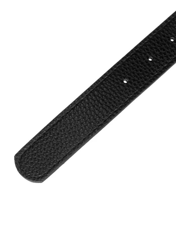 RWandCO Belts Allegra K Skinny Waist Belt Chunky Buckle Black 8211 Women RWandCO Belts Allegra K Skinny Waist Belt Chunky Buckle Black 8211 Women