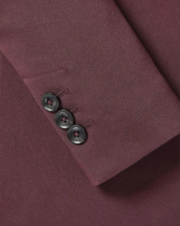 RWandCO Blazers Limitless OneButton Fitted Blazer Vineyard Wine 8211 Women RWandCO Blazers Limitless OneButton Fitted Blazer Vineyard Wine 8211 Women