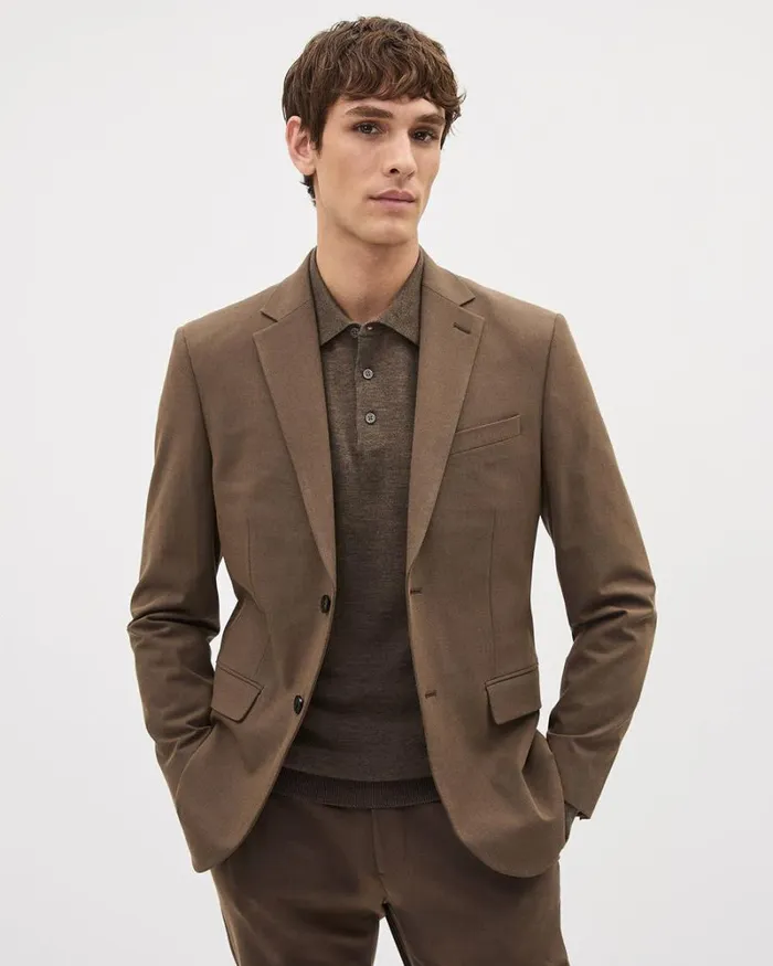 RWandCO Blazers SlimFit Bronze Suit Blazer Whisky Bronze 8211 Men