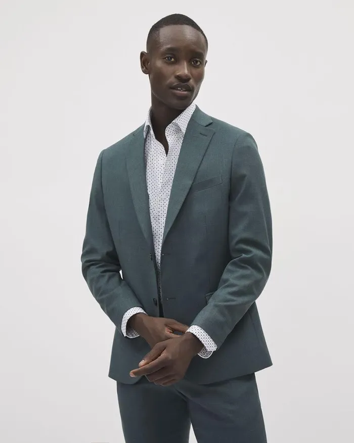 RWandCO Blazers SlimFit Dark Suit Blazer Mysterious Dark 8211 Men