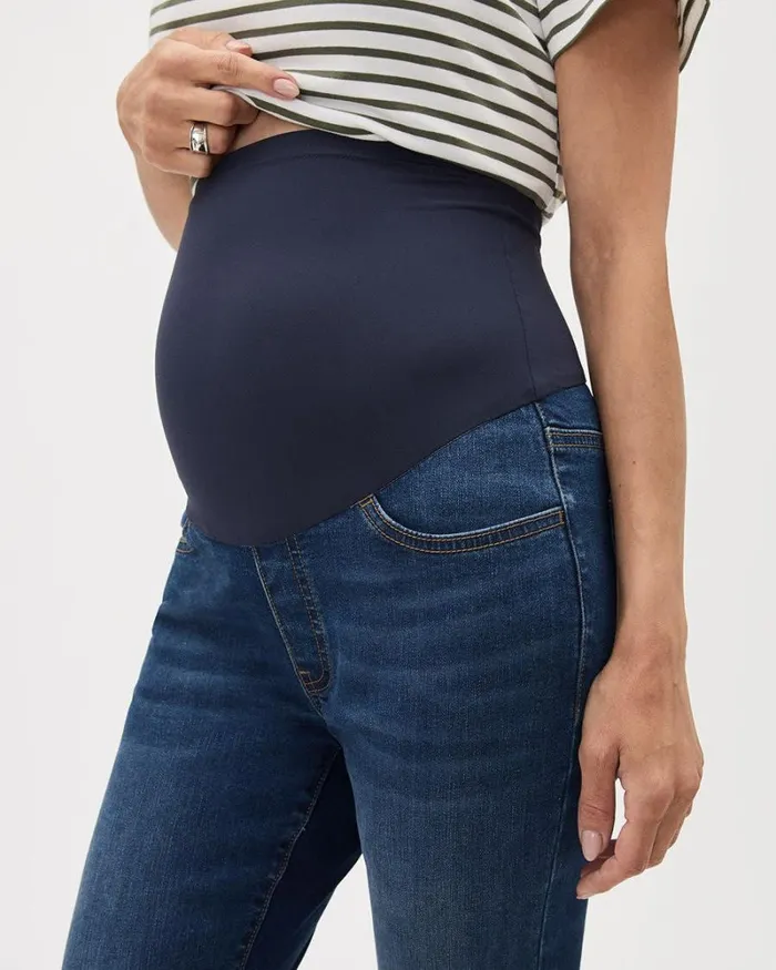 RWandCO Bottoms Natalie Jegging 8211 Thyme Maternity Medium Denim 8211 Women RWandCO Bottoms Natalie Jegging 8211 Thyme Maternity Medium Denim 8211 Women
