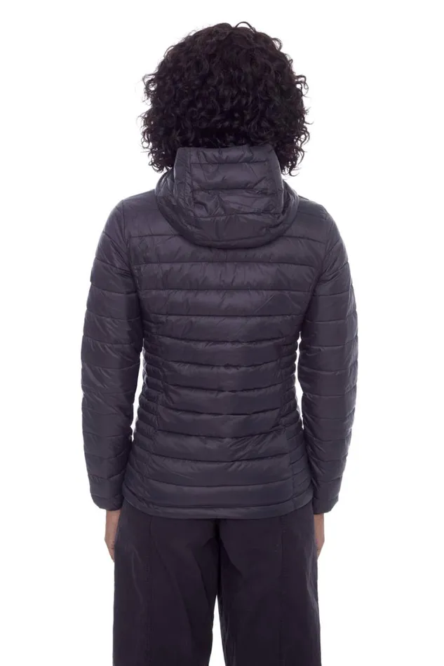 RWandCO Coats and Jackets Alpine North Women039s 8211 YOHO LADIES039 Vegan Down Lightweight Packable Puffer Jacket and Bag Black 8211 Women