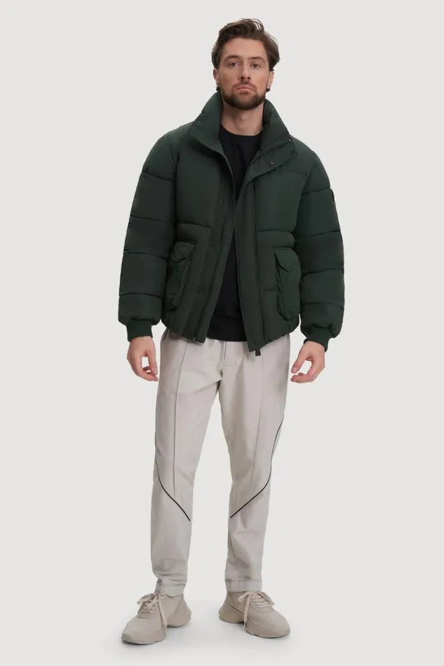 RWandCO Coats and Jackets Noize 8211 Mahalo Short Puffer Uniform Green 8211 Men RWandCO Coats and Jackets Noize 8211 Mahalo Short Puffer Uniform Green 8211 Men