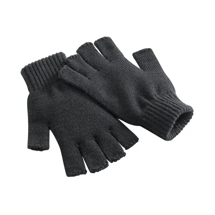 RWandCO Hats Gloves and Scarves Beechfield 8211 Fingerless Gloves Black 8211 Men RWandCO Hats Gloves and Scarves Beechfield 8211 Fingerless Gloves Black 8211 Men
