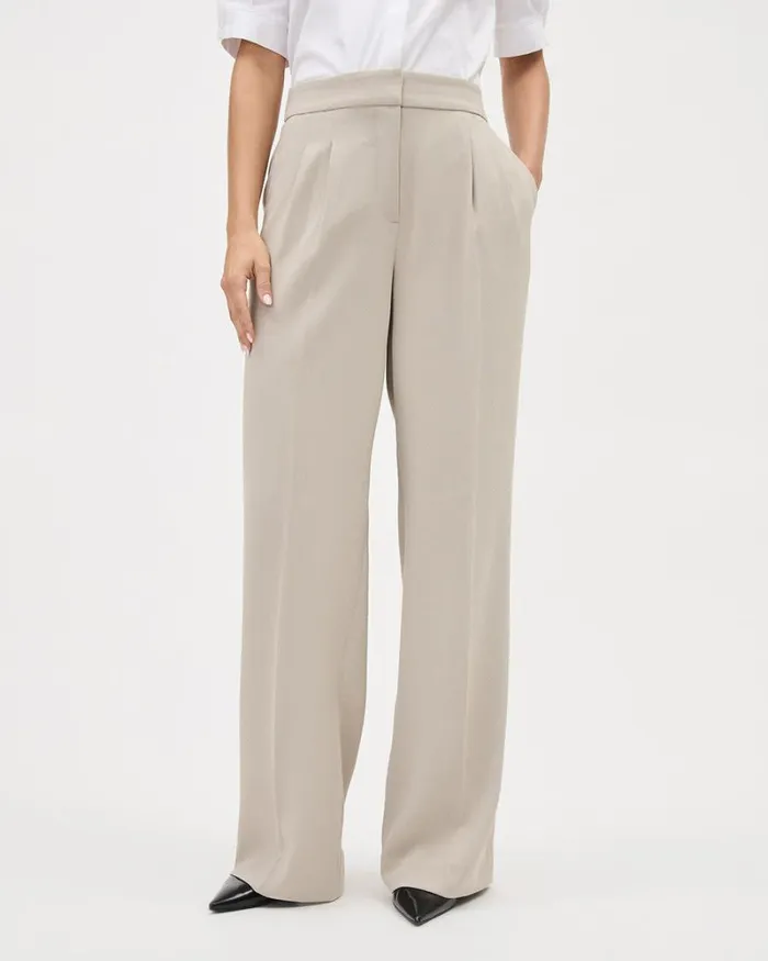 RWandCO HighRise HighRise LongWideLeg Crepe Pant Pure Cashmere 8211 Women RWandCO HighRise HighRise LongWideLeg Crepe Pant Pure Cashmere 8211 Women