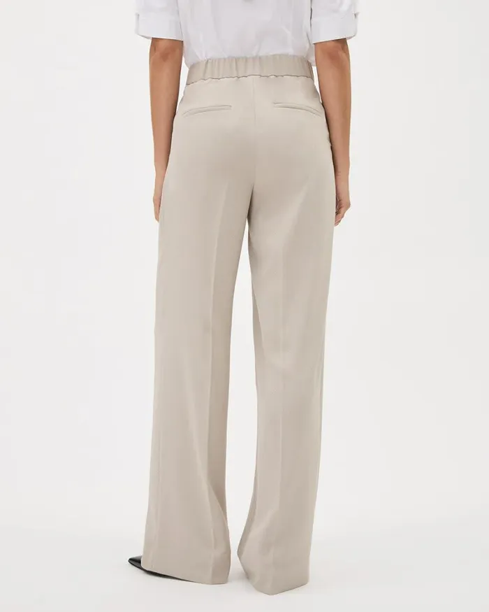 RWandCO HighRise HighRise LongWideLeg Crepe Pant Pure Cashmere 8211 Women RWandCO HighRise HighRise LongWideLeg Crepe Pant Pure Cashmere 8211 Women
