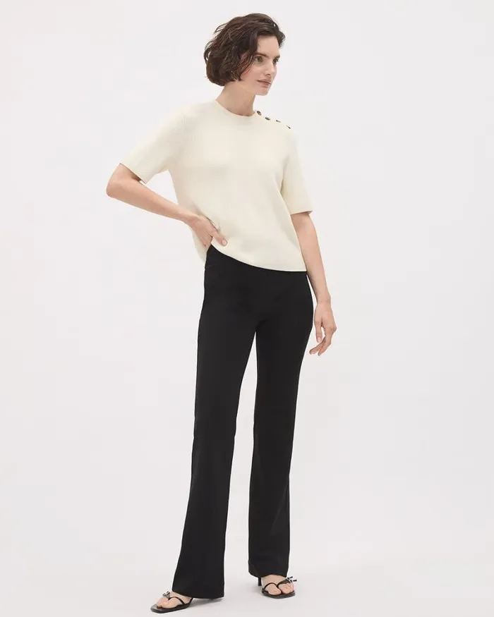RWandCO Leggings Black HighRise FlareLeg Legging Pant Black 8211 Women RWandCO Leggings Black HighRise FlareLeg Legging Pant Black 8211 Women