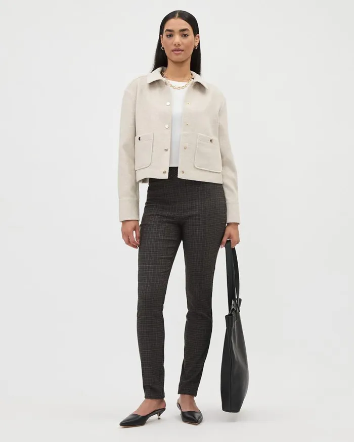 RWandCO Leggings HighRise Long SlimLeg City Legging Pant Black Grey Multi 8211 Women RWandCO Leggings HighRise Long SlimLeg City Legging Pant Black Grey Multi 8211 Women