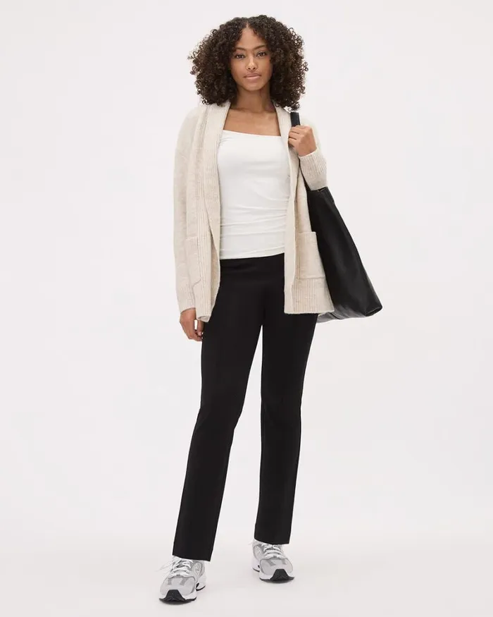RWandCO Pants Solid PullOn HighRise SlimLeg Ankle Pant Black 8211 Women RWandCO Pants Solid PullOn HighRise SlimLeg Ankle Pant Black 8211 Women