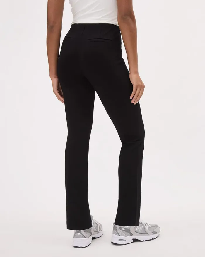 RWandCO Pants Solid PullOn HighRise SlimLeg Ankle Pant Black 8211 Women RWandCO Pants Solid PullOn HighRise SlimLeg Ankle Pant Black 8211 Women