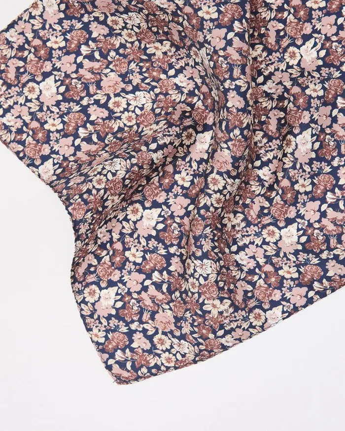 RWandCO Pocket Squares Floral Handkerchief Navy Blazer 8211 Men RWandCO Pocket Squares Floral Handkerchief Navy Blazer 8211 Men
