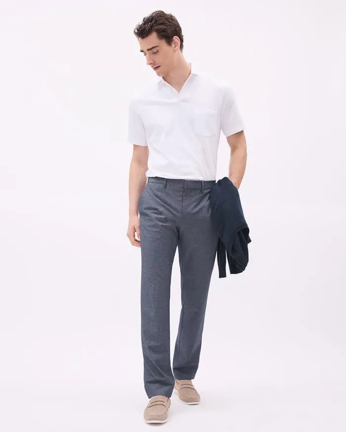 RWandCO Polos ShortSleeve Supima R Cotton Tee With Camp Collar Bright White 8211 Men RWandCO Polos ShortSleeve Supima R Cotton Tee With Camp Collar Bright White 8211 Men