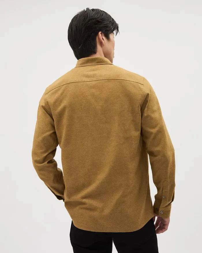 RWandCO Shirts SlimFit Brushed Twill Shirt Zaatar 8211 Men RWandCO Shirts SlimFit Brushed Twill Shirt Zaatar 8211 Men