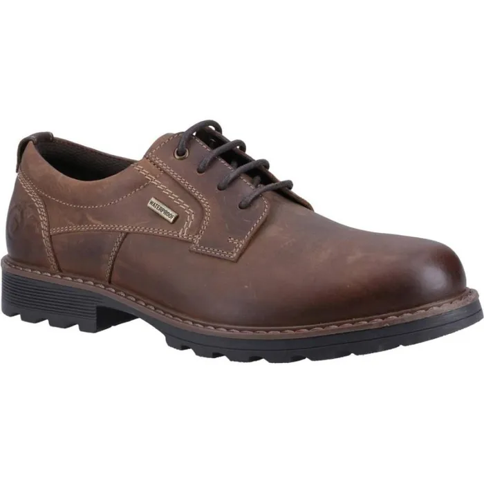 RWandCO Shoes Cotswold 8211 Mens Tadwick Leather Shoes Dark Brown 8211 Men