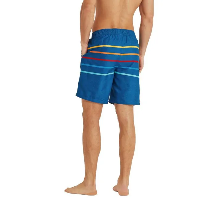 RWandCO Shorts TOG24 8211 Mens Colton Stripe Marl Swim Shorts Medium Blue 8211 Men RWandCO Shorts TOG24 8211 Mens Colton Stripe Marl Swim Shorts Medium Blue 8211 Men