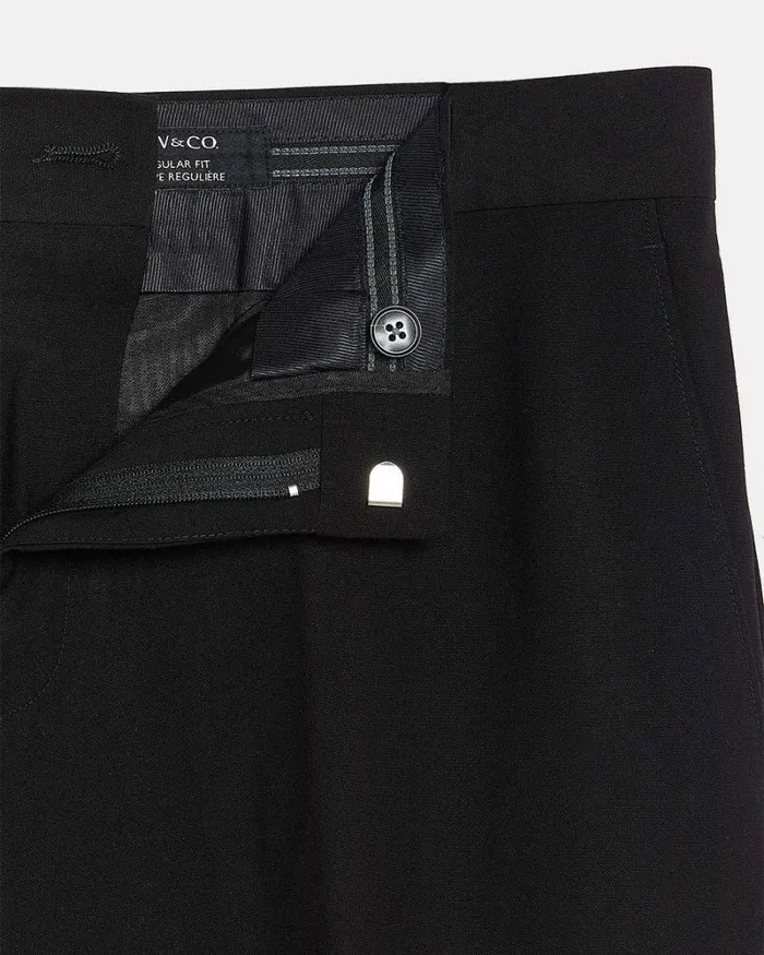 RWandCO Suit Pants Essential Black WoolBlend Suit Pant Black 8211 Men RWandCO Suit Pants Essential Black WoolBlend Suit Pant Black 8211 Men