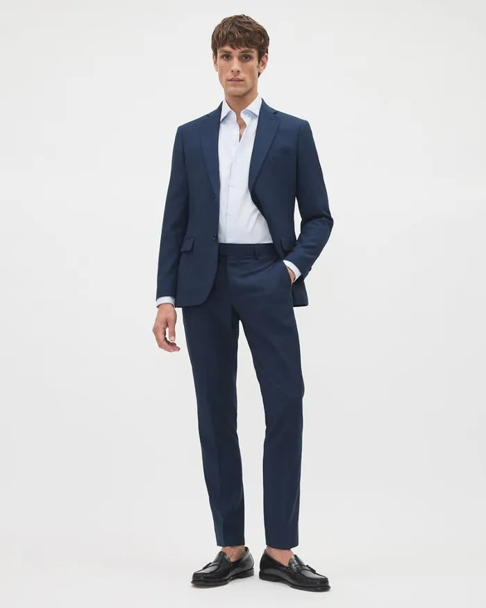 RWandCO Suits Essential Navy Suit Pant Navy Blue 8211 Men